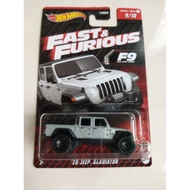 Hot Wheels Mainline Series 2023 Fast & Furious '20 Jeep Gladiator Silver F9 The Fast Saga