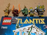 樂高∼LEGO∼ 亞特蘭提斯 7985（二手人偶  已組裝有說明書）