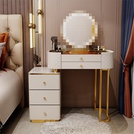 [COD] New dressing glass light luxury high-end sense bedroom modern minimalist makeup apartment storage cabinet integrated
