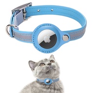 Pet Airtag Collar PU Material Anti-Lost Location Suitable for Tracking Anti-Cat Night Reflective Sma