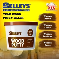 SYK Selleys / Bossman Teak Wood Putty Filler 500g Wood Filler Repair Crack Wood Varnish Penutup Luba