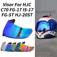 HJ20M Helmet Shield for HJC C70 IS-17  FG-17 FG-ST Motorcycle Helmet Visor Uv Protection Casco Moto 