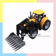 Toy tractor car or toy tractor truck scratch or bego backhoe