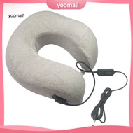 /YO/  Infrared Heating Pillow Neck Pain Relief Pillow Usb Heating Neck Pillow with Vibration Massage for Neck Pain Relief Memory Foam U-shaped Pillow for Nap Time Southeast