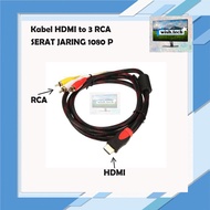 HDMI to RCA Cable HDMI to 3 RCA Cable 1.5 Meter High Speed HDMI Cable
