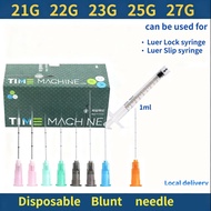 5pcs Disposable Blunt needle21G 22G 23G 25G 27G Can be used for 1ml Luer Lock Luer Slip syringe Loca