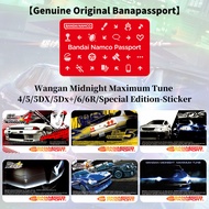 Banapassport Blank Card and Wangan Midnight Maximum Tune Sticker Design and BanaCard