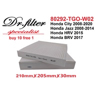 Honda City 2008-2020 / Jazz 2008-2014 / HRV 2015 / BRV 2017 Cabin Air Filter / Aircond Filter 80292-