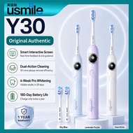 Usmile Y30 Smart Sonic Electric Toothbrush, Voice Prompt, Gum Protection, Deep Cleaning, IPX7 Waterp