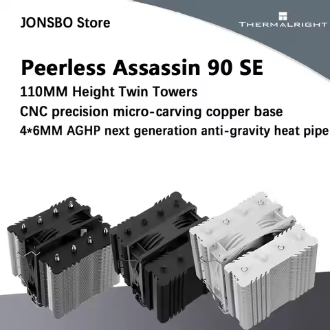 Thermalright Peerless Assassin 90 SE Dual-Tower CPU Cooler High Performance Air Cooler for AM4 AM5 I