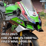 Motorcycle Fairing Winglet Spoiler Kawasaki ZX-10R ZX10R ZX-10RR 2022-2025 Windshield Wing Fairing f