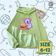 Girls' Hoodies Ages 8 9 10 11 12 4 5 6 7 Cute Animal Character Jackets Size SML XL Boys' and Girls' 