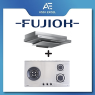 FUJIOH FR-FS2290R 90CM SLIMLINE HOOD + FUJIOH FH-GS5030 SVSS 3 BURNER STAINLESS STEEL GAS HOB