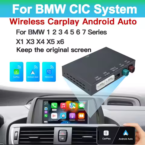 Wireless CarPlay Android For BMW NBT CIC System BMW NBT CIC System 1 2 3 4 5 6 7 Series X1 X3 X4 X5 
