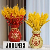 Creative Gold Money Bag Flower Vase Home Decoration