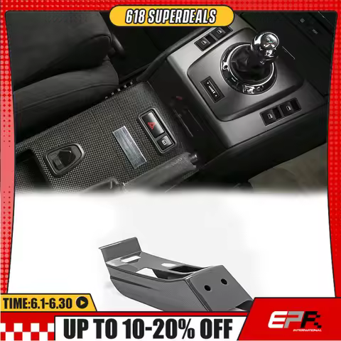 For BMW E46 M3 CSL Type Center Console (LHD Only) - High-Performance CSL Design, Ideal for E46 M3 LH