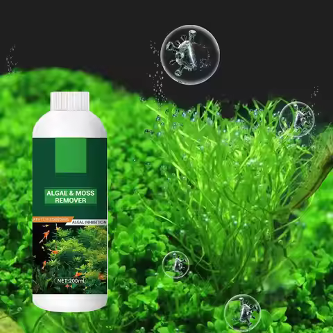 Pond & Aquarium Algae Remover,Protease Reductase Formula,Prevent Algae Growth,Water Clarifier Safe f