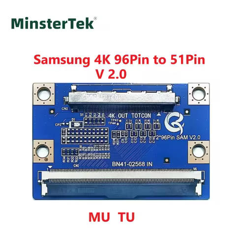 96 Pin to 51 Pin LVDS Converter Adapter For Samsung 4K LCD LED TV Screen Matrix Display Panel Repair