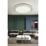 EILON โคมไฟคริสตัลติดเพดาน 800mm 80W ปรับได้ 3 แสง MYXD800-01 with Remote Control