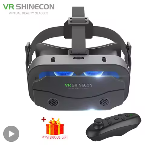 VR Glasses 3D Viar Phone Virtual Reality Headset Helmet Devices Smart Lenses Goggles For Smartphones