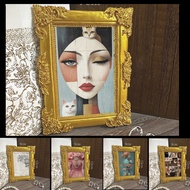 Desktop photo frame 9x12cm with classic motifs for desk decoration