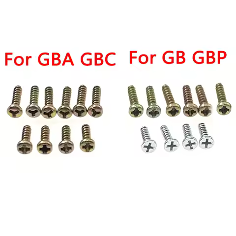 1-10Set Tri-Wing Screws For Game Boy Advance GB GBA GBC Color GBP Pocket Y Cross Screws Kit Shell Ho