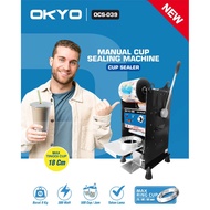 MESIN Cup Sealer Plastic Cup Press Machine OKYO OCS-039 C39 10oz 12oz 14oz 16oz 18oz 20oz 22oz Seali
