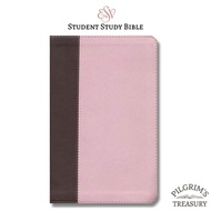 ESV Student Study Bible (with minimal flaw), TruTone, Pink / Chocolate