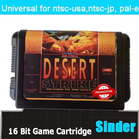 Desert Strike 16 bit MD Game Card For Sega Genesis Mega Drive