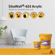 5 KG SIKAWALL 603 ACRYLIC READY-TO-USE OUTDOOR SKIMCOAT
