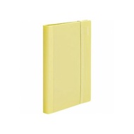 【KING JIM】精選色 Compack可對摺資料夾 黃色 A4 10頁
