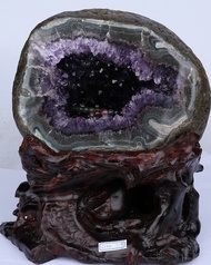 New Natural Uruguay amethyst cave/Money bag/happy/1pcs only