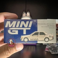 Mini GT 1076 Ayrton Senna Mercedes 190E 1984 Nurburgring