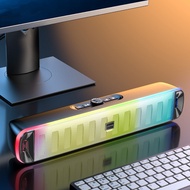 Desktop Mini Soundbar Bluetooth 5.4 3D Soundscape Surround Subwoofer Laptop Speaker Speaker for Lapt