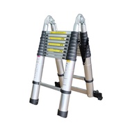 โปรลดแรง! บันไดทรง A 3.1 ม. EAZY TOOLS 10 ขั้น สีเงิน A-FRAME TELESCOPIC LADDER EAZY TOOLS 3.1M 10-S