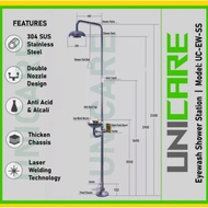 Emergency eyewash shower station station/ Stand eye washer Unicare