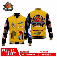 Jaket Basketball Varsity / Varsity JAKET Wanita Pria NY- New york / jaket MLB NBA ALLSTAR YELLOW