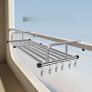Balcony Shoe Drying Rack Balcony Clothes Drying Artifact Rack Storage Rack Anti-theft Window Guardra