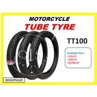 MOTORCYCLE TUBE TYRE / TUBE TYRE TT100 / TAYAR TUBE TT100 / TYRE TUBE