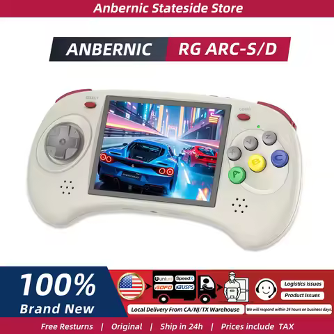 ANBERNIC RG ARC-D RG ARC-S Retro Games RK3566 4.0INCH 640*480 Handheld Game Console Emulator LINUX A