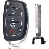 Pengganti Alat Kawalan Jauh MechanicalMagic Key Fob Sesuai untuk Hyundai Santa Fe 2013 2014 2015 201