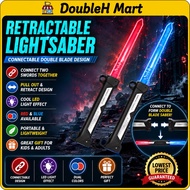 Light Sword, Children's Toy Glowing Sword for Boys, Cool Dual-Saber Laser Sword with Warrior Theme