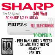 Ac Sharp 1/2 Pk Low Watt 5Ucyn Murah