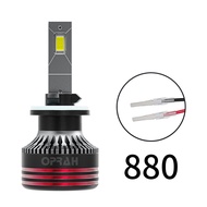 COD((2 CÁI) M8 pro 130W Đèn pha LED H4 siêu sáng công suất cao 3570 Đèn pha H1 H7 H8 / H11 / H16 HB3