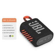 【9 Months Warranty】JBL GO 3 Bluetooth Speaker Full Bass Built-in Microphone Hands-free Speakerphone Portable Outdoor IP67 Waterproof Speaker JBL Speaker Go3 Wireless Party Music Box