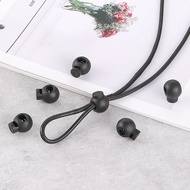 Produk cimenk - Stopper Tali 100pcs Stopper Tali Jaket Plastik Stopper Ujung Tali Stopper Bulat Stop