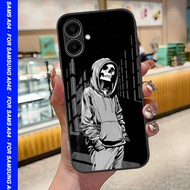 For SAMSUNG A04 Softcase Kaca - Casing HP SAMSUNG A04E Terbaru [M380] Casing SAM - Motif Cowok Keren