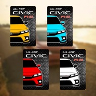 HONDA CIVIC Car ATM Card Sticker (Part 2) - ATM Sticker - Skin Card - Scratch Resistant - Waterproof