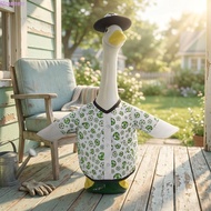 REEMOOR Porch Geese Costume, Football Print 23 Inch Lawn Geese Ornament, Sports Theme Wear-resistant