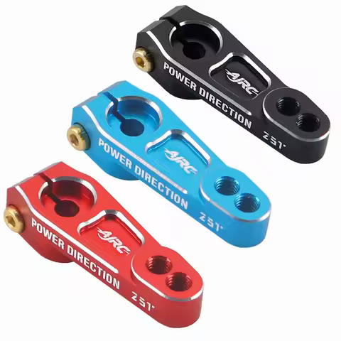 1PC Metal 25T Steering Arm Servo Horn For 1/10 RC Crawler Traxxas TRX4 TRX-6 Axial Scx10 Yikong RGT 